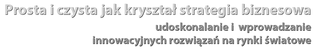 Crystal clear business strategy innovate and commercialize